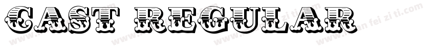 Cast Regular字体转换